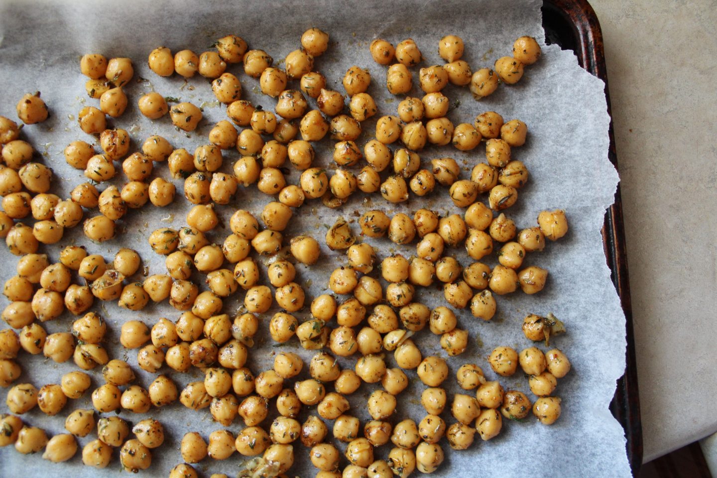 roasted herb chickpea